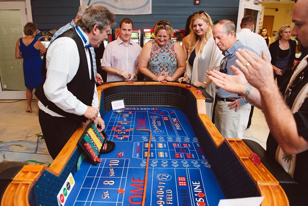 Casino-themed cause-related fundraiser